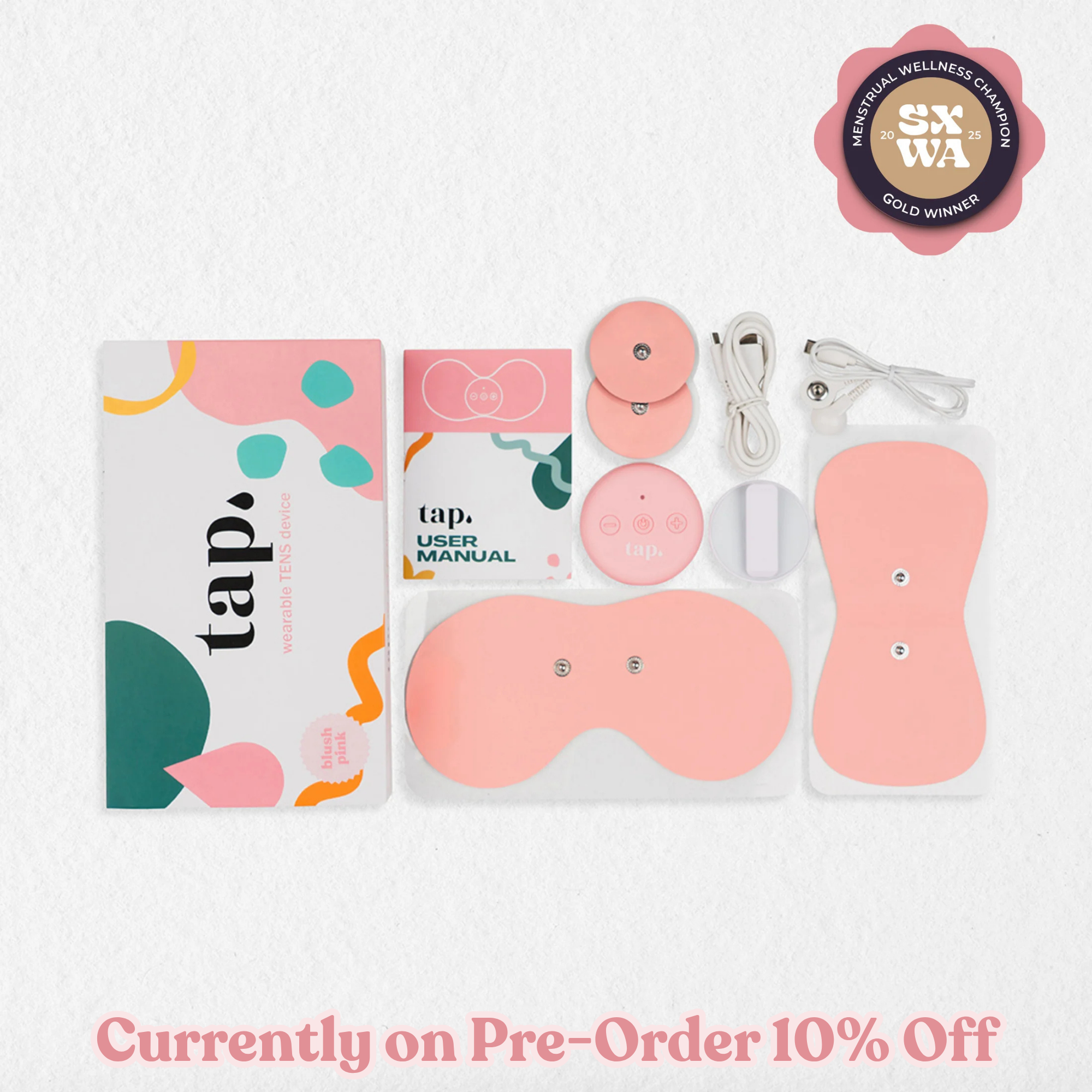 TAP 2.0 TENS — Wearable Pelvic Pain Relief Device