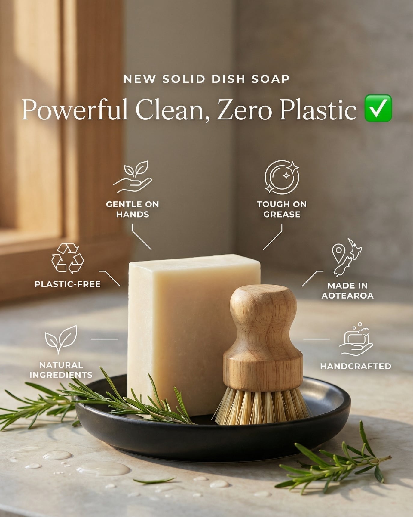 Tiny Leaf NZ Eco Dishwashing Starter Set