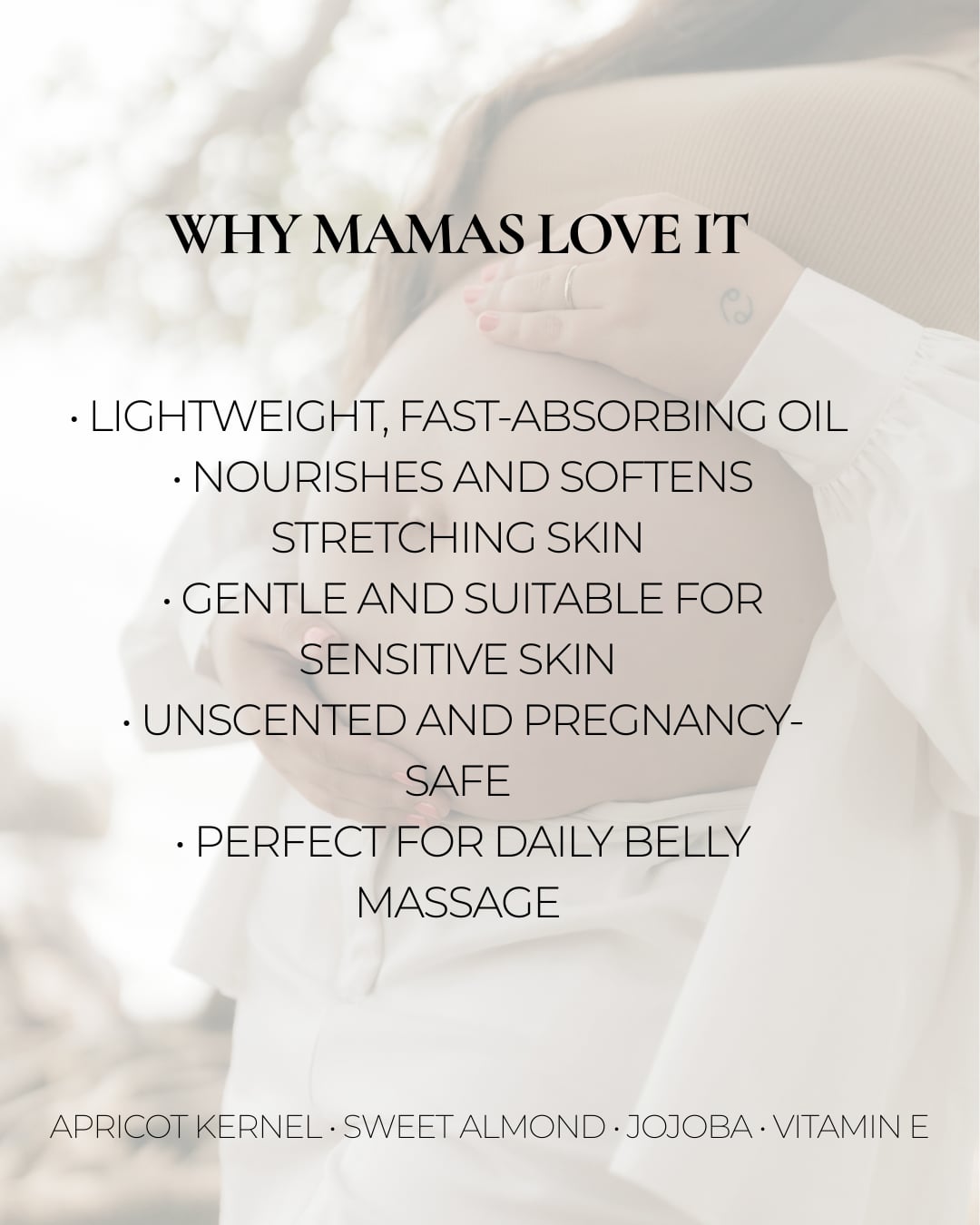 Māmā Belly Oil — Pregnancy + Postpartum Nourishing Face & Body Oil