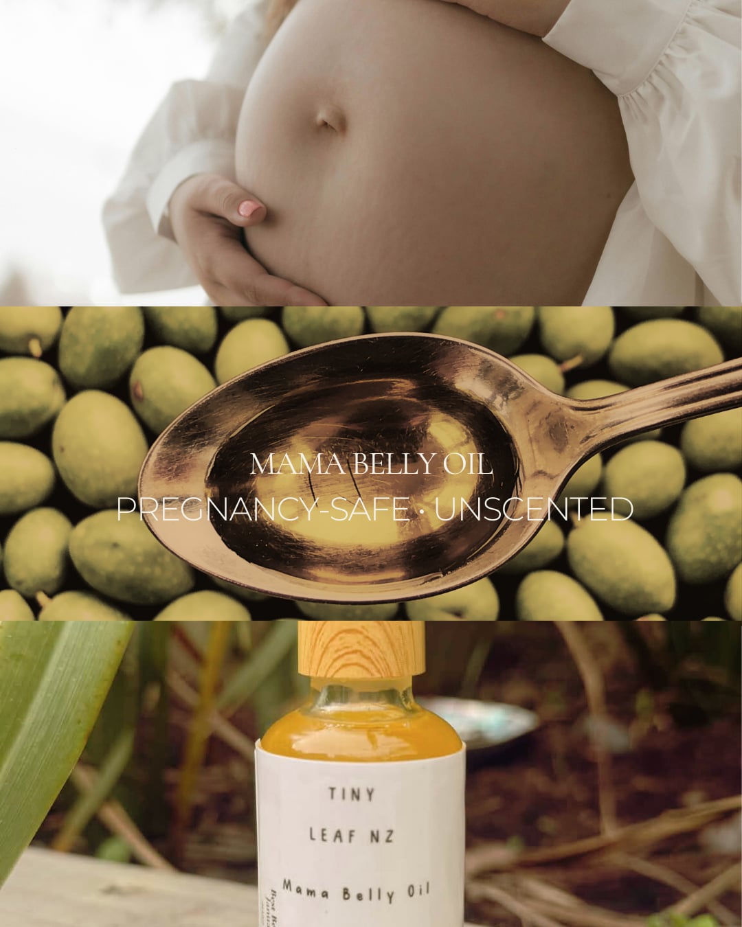 Māmā Belly Oil — Pregnancy + Postpartum Nourishing Face & Body Oil