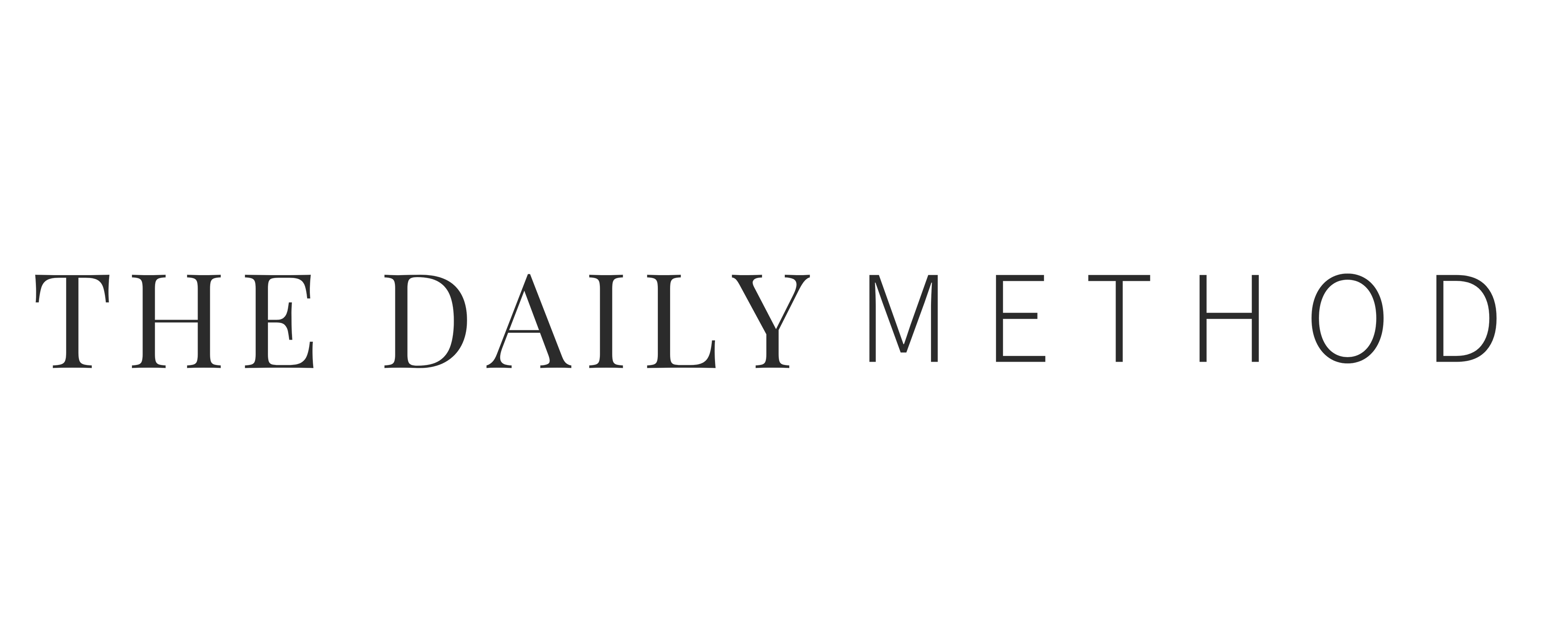 The Daily Method