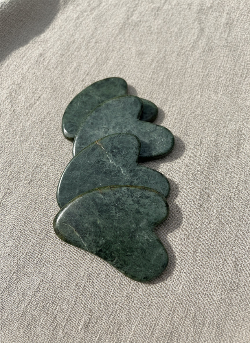 Tiny Leaf NZ Pounamu Gua Sha Stone